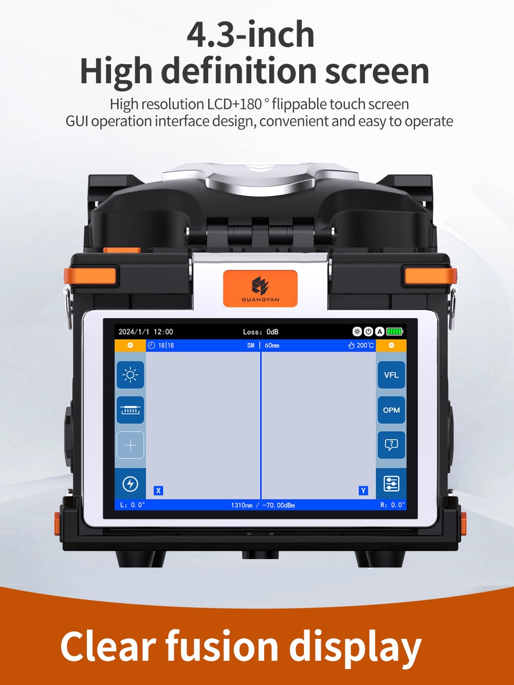 YW-KT-M5 Fiber Fusion Splicer details