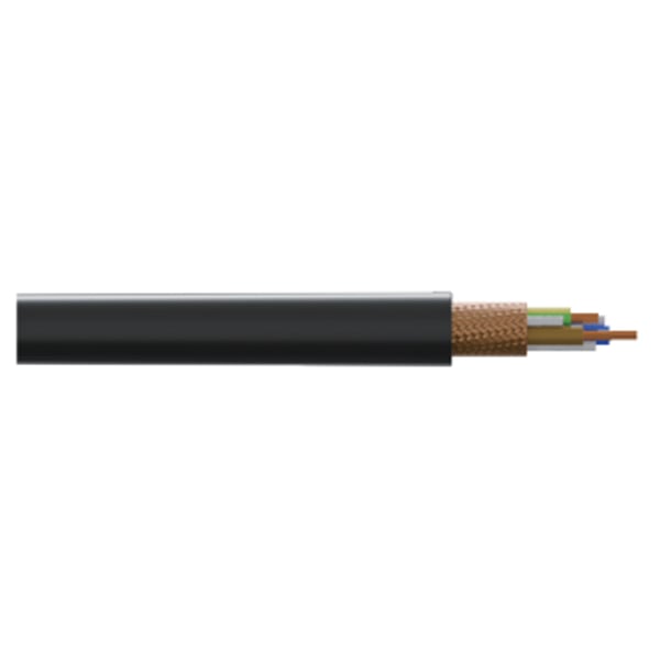 Koperkern PVC-geïsoleerde PVC-mantel geskermde buigsame kabel