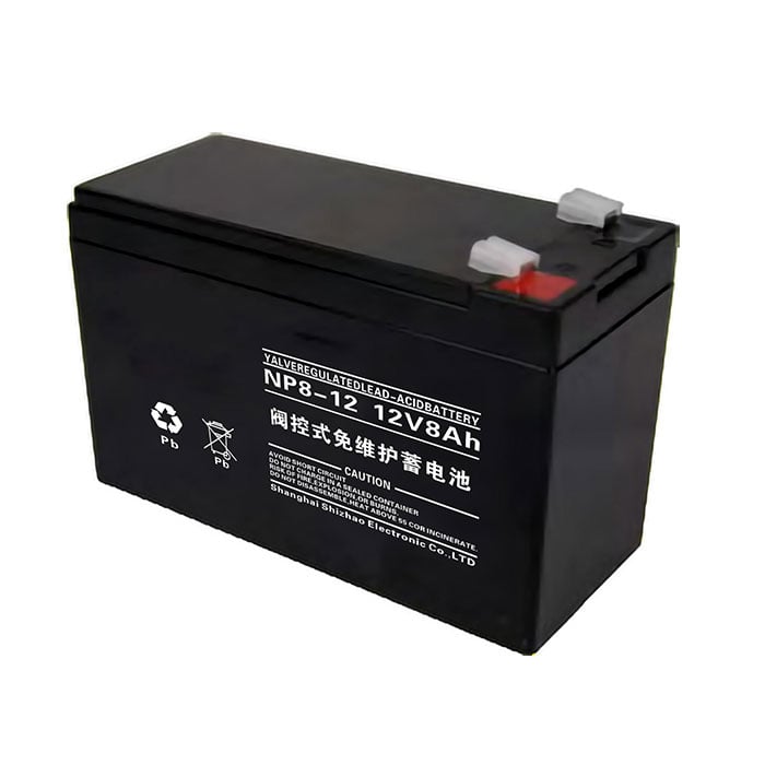 NP8-12 12V8Ah Lood-suurbatterij