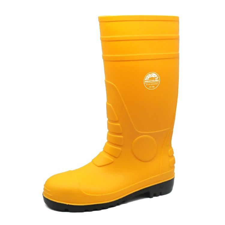 EN001-PV br Steel Toe PVC Rain Boots