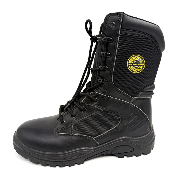 EM383-PR br Steel Toe Durable Leather Work Boots