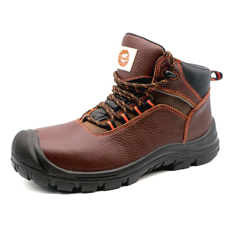 EG805-PPCrushed Leather Anti-Puncture Safety Boots