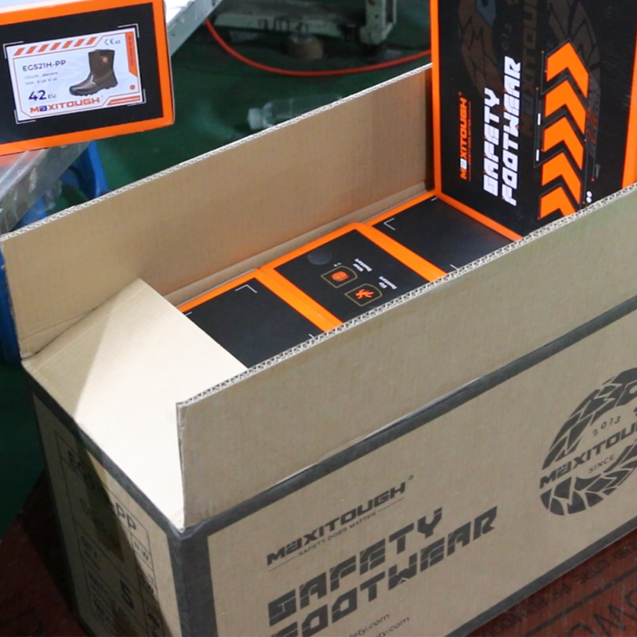 Verpackung des Fertigprodukts