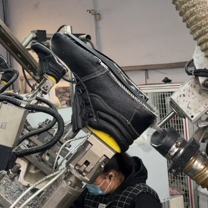 Reibung der Schuhobermaterialien