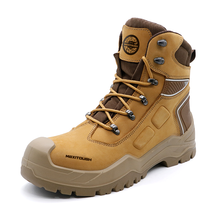 ESJ112-PP br Steel Toe Cap Mid Cut Boots For Men 