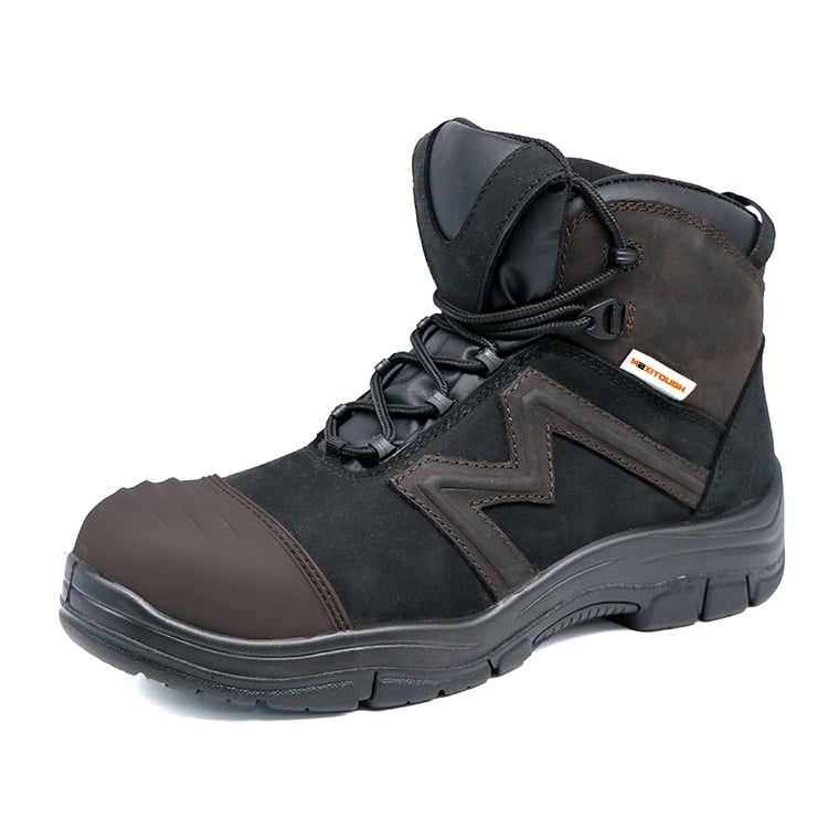 EG220-PR br Fiberglass Kevlar PU/Rubber Safety Shoes