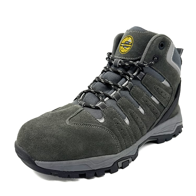 EM410-ER br Suede Upper Heavy Duty Safety Shoes