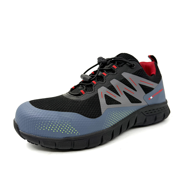 EM602-ER br Steel Toe Lightweight Mesh Sneakers