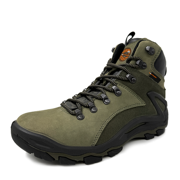 EM106-PR br Steel Toe Nubuck Non-Slip Boots SBP