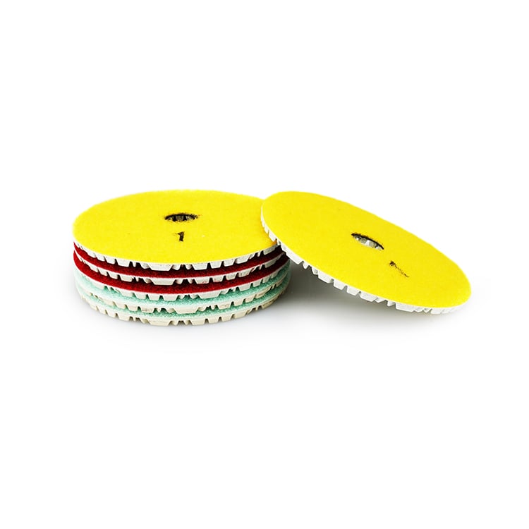 Three Steps Diamond Polishing Pad