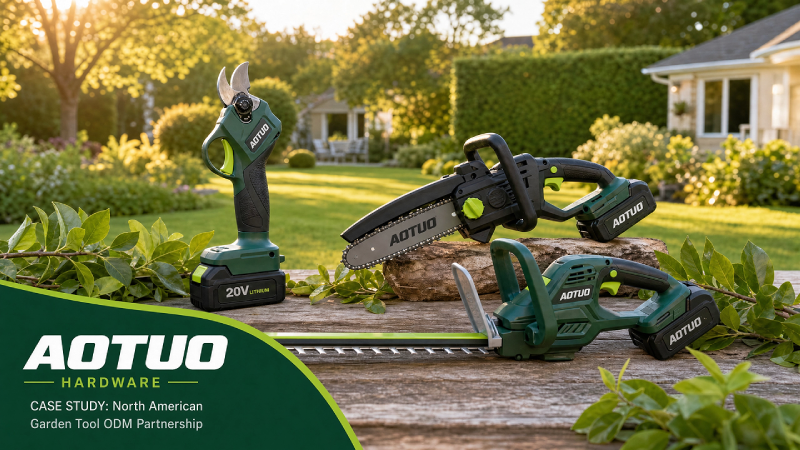 Create an exclusive product line for North American garden tool brands