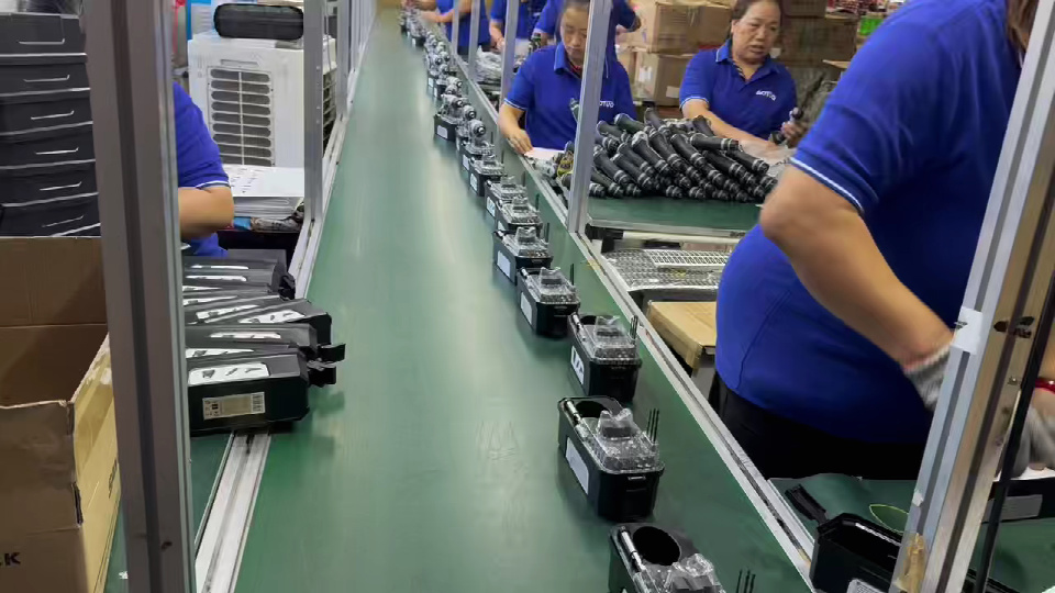 Assembly Process on the Production Line
