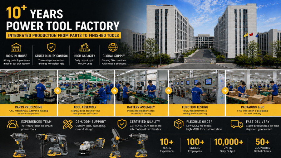 The factory's strong production capabilities