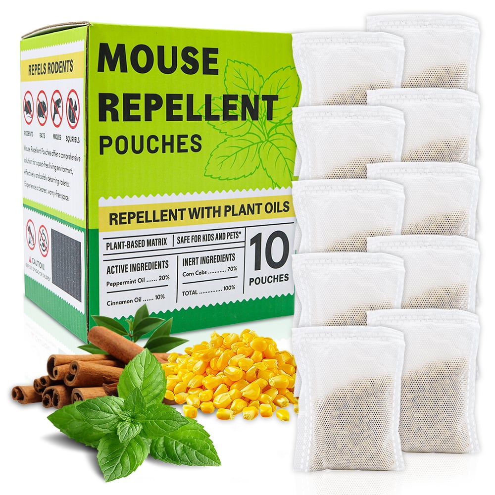 Mouse repellent bag trap 