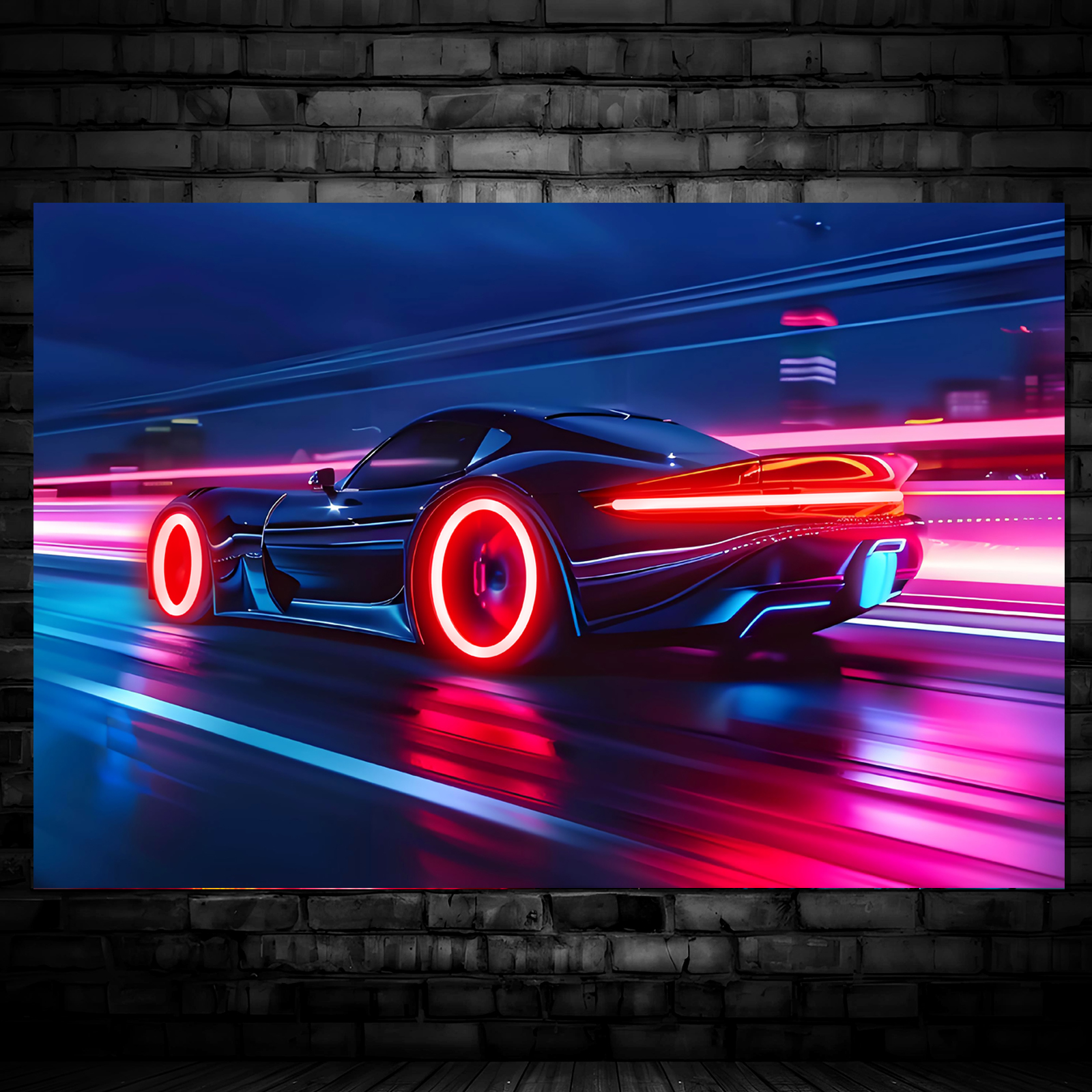 Custom Car Neon Sign Neon Poster for Wall Home Decor & Bar Decor