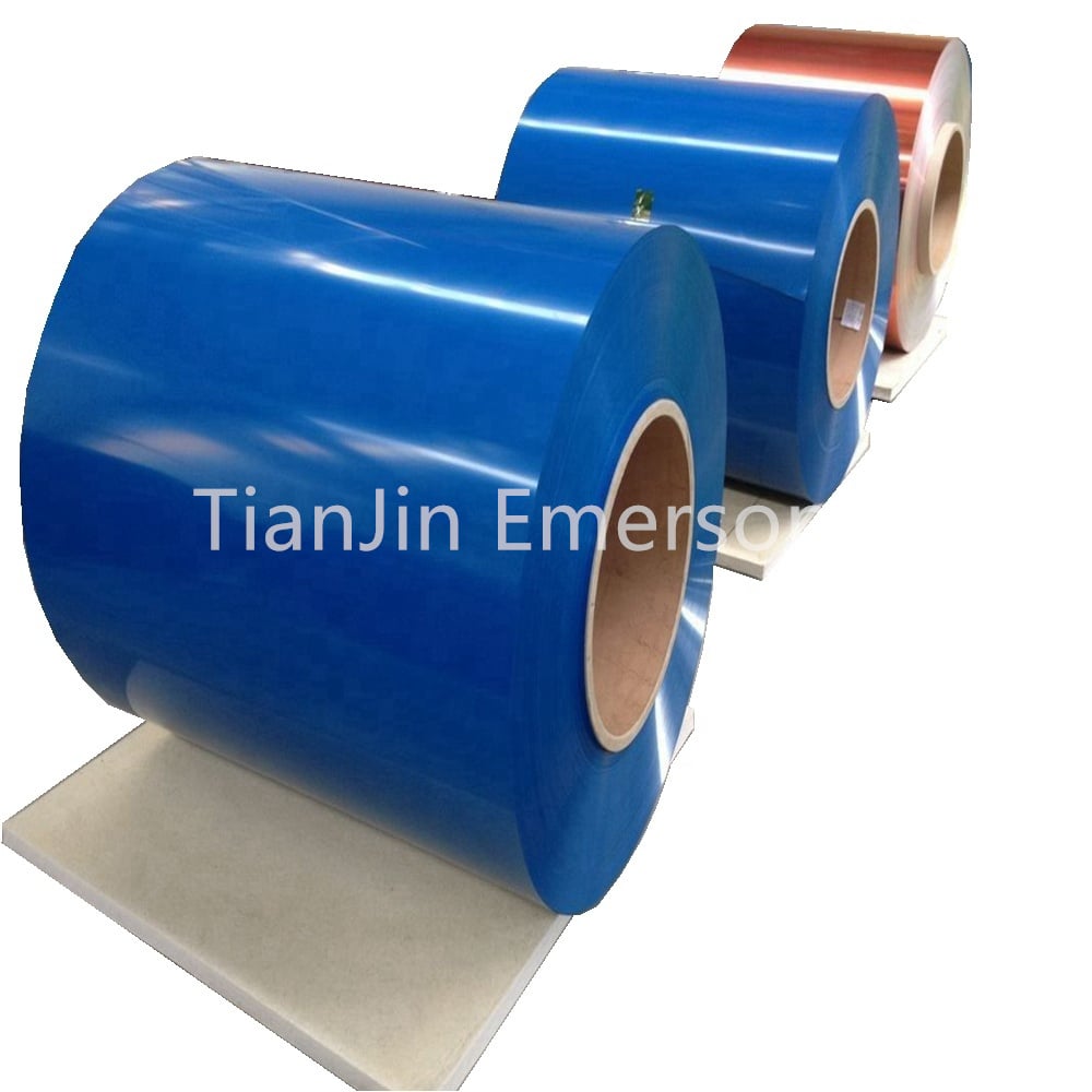 1000mm 1200mm PPGI Color Coated Prepainted Galvanized Steel Coil