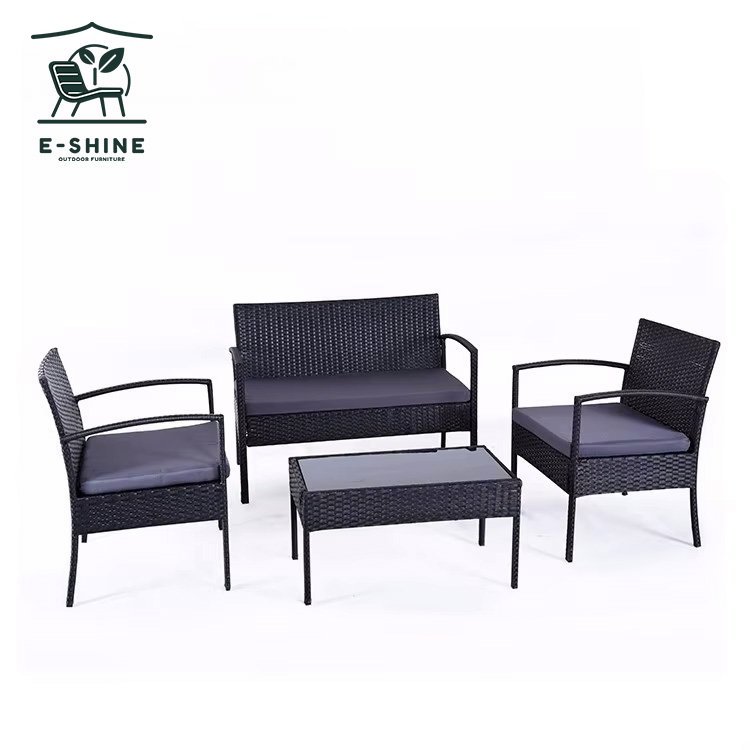product outdoor terraces furniture outdoor rattan chair seat coffee table patio wicker garden pe rattan-0
