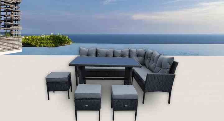 product outdoor patio leisure life home furniture dining room table sets expandable table dining-0