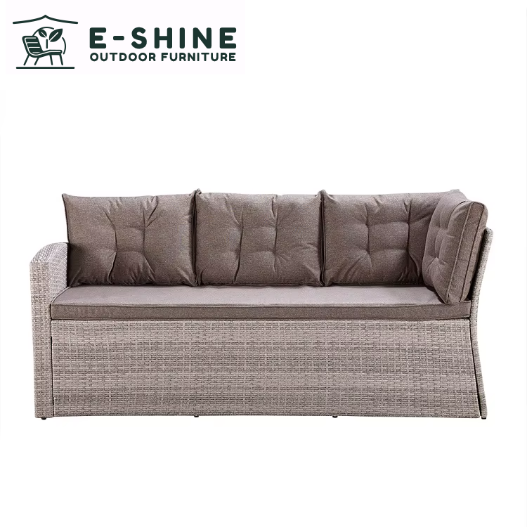 product modern outdoor rattan furniture restaurant furniture table dining tables set round extendable dining table-2