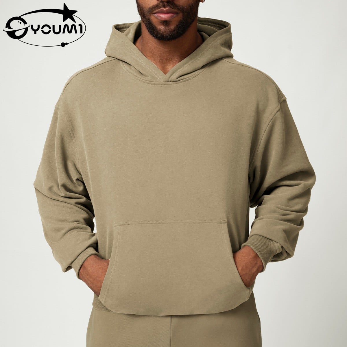 Custom Logo Cotton Outdoor Hiking Casual Sweatshirt Fitness Hoodie Tshirt