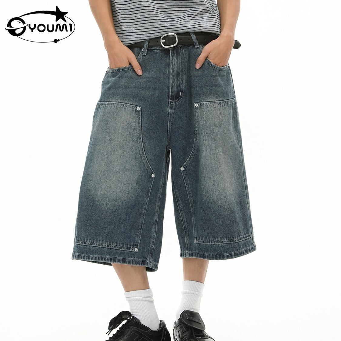 Denim Manufacturer Custom Baggy Denim Pants Short Jeans 
