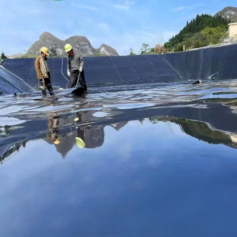 "What are the advantages of using HDPE geomembrane for pond lining?