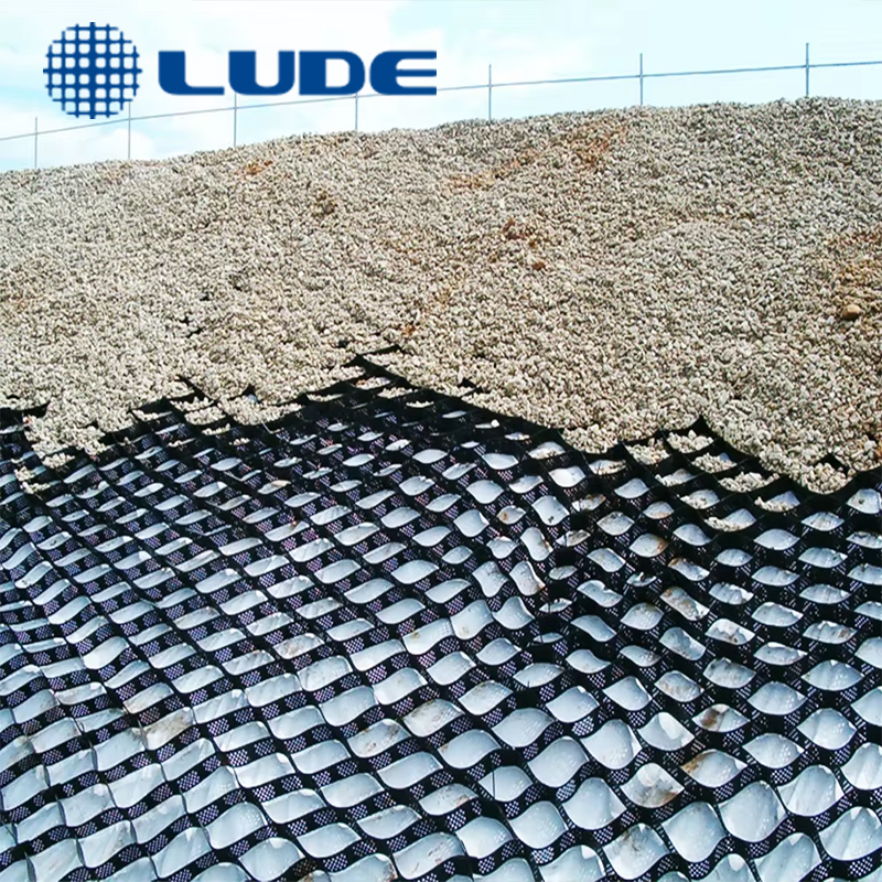 product hdpe geocell gravel stabilizer 50mm 200mm manufacturers price for ground grid for farm land walkway driveway road strengthening-9