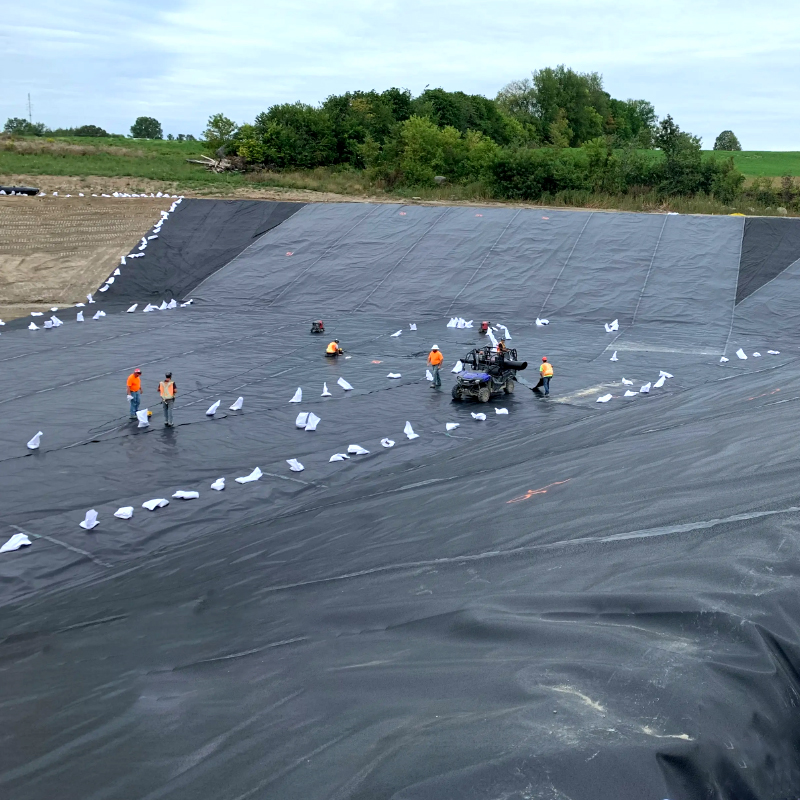 Affordable high density polyethylene pond liner options