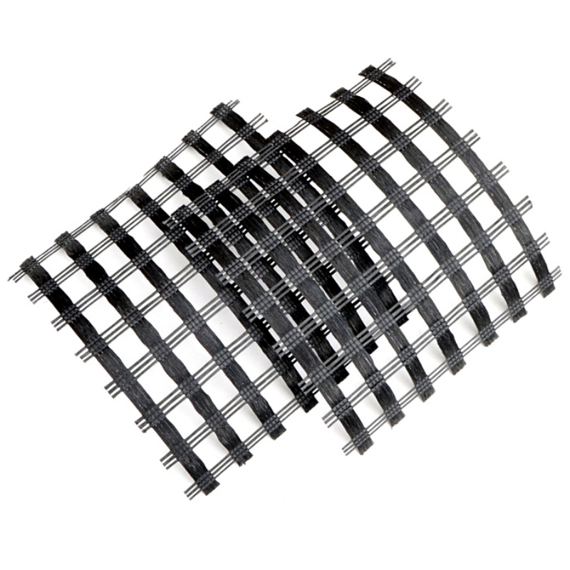 Factory Selling High-strength Warp-knitted Polyester Geogrid