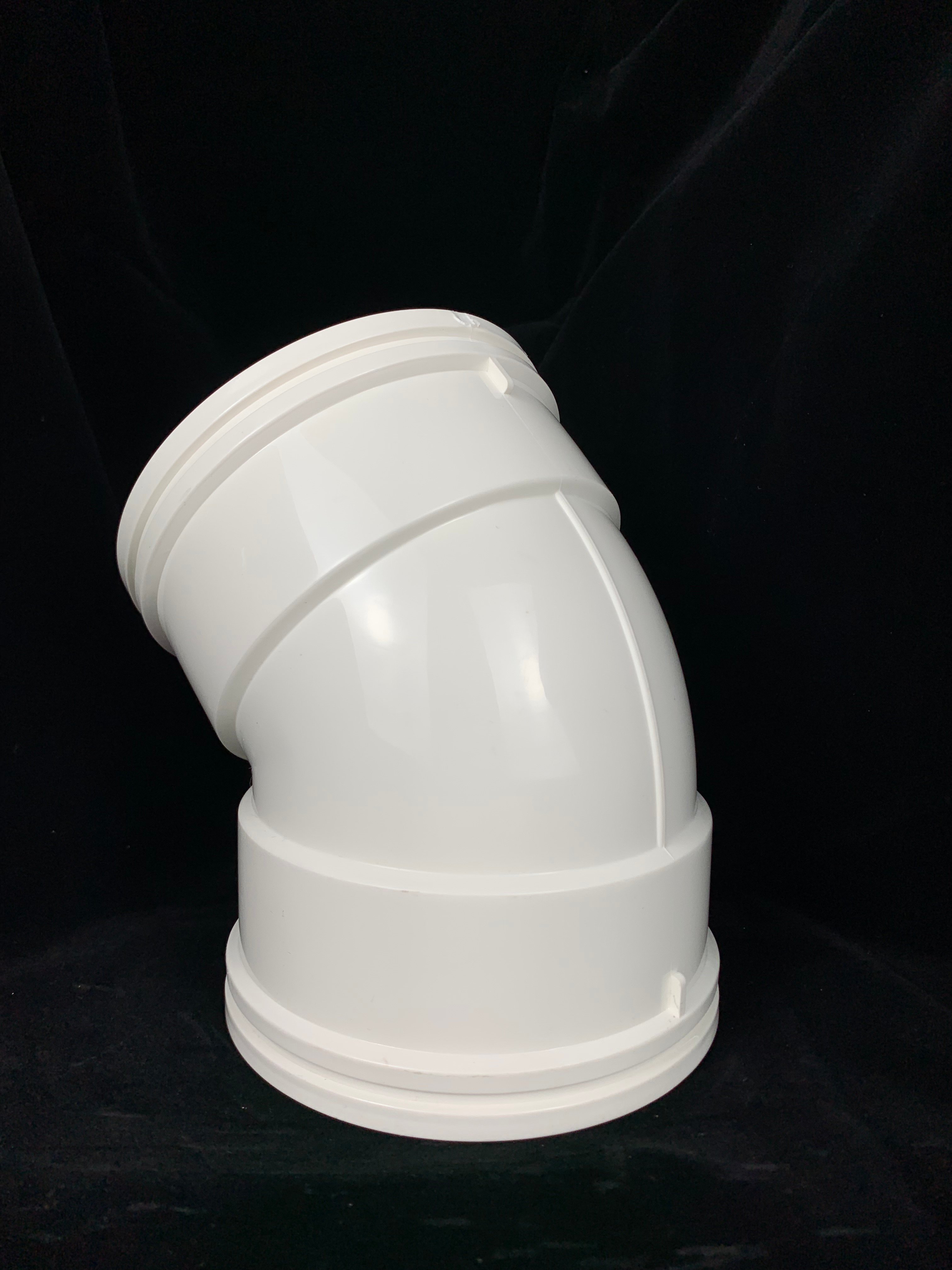 Manufacturer Factory OEM PVC GB 110mm Drainage Bottle Mouth Tee UPVC Pipe Fittings 45 degree elbow