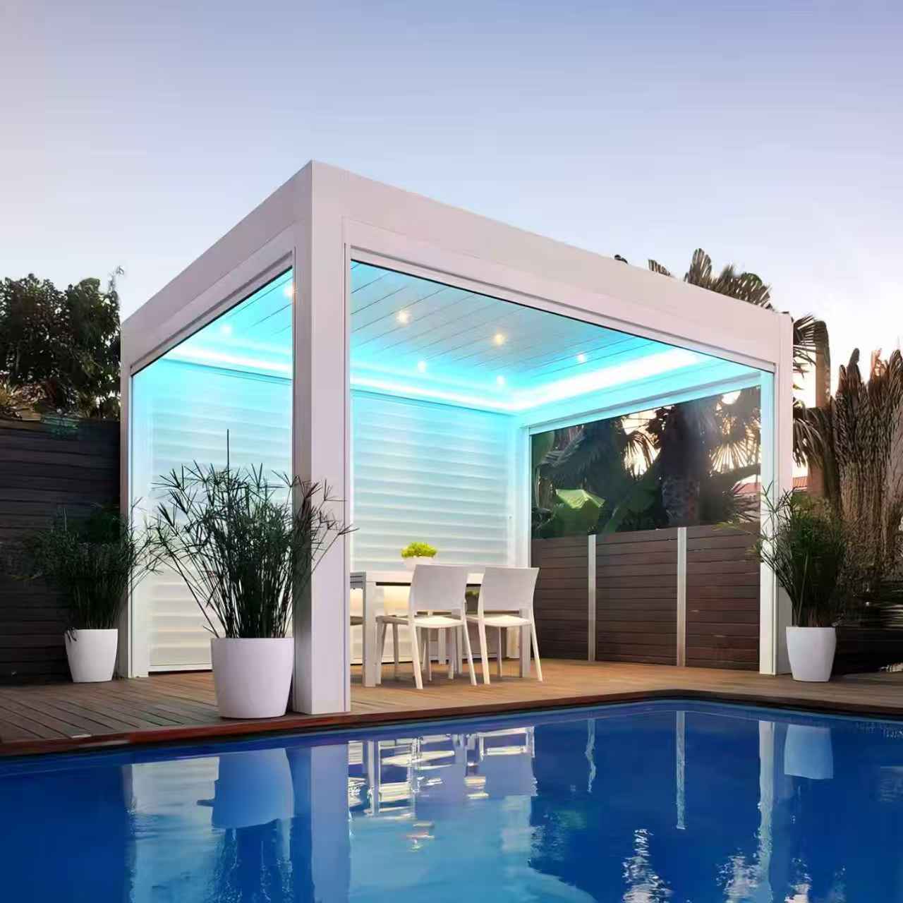 Wholesale Options for Aluminum Pergolas with Louvered Roofs