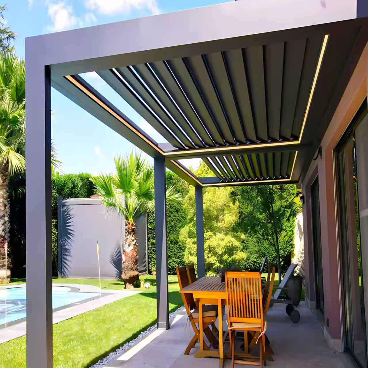 Key Factors in Wall Mounted Aluminium Pergolas