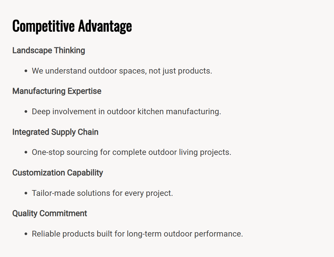 Competitive Advantage