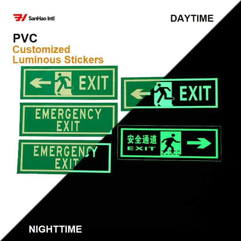 PVC Customized Luminous Stickers