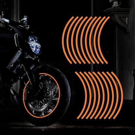 Premium Reflective Rim Tape for Motorcycles – Enhance Safety and Style