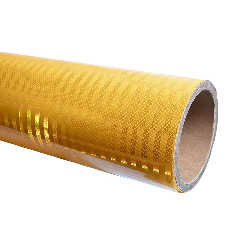 3HAO High Visibility Micro Prismatic Reflective PMMA Film Self-Adhesive Tearable Printable Engineering Grade Traffic Safety manufacture