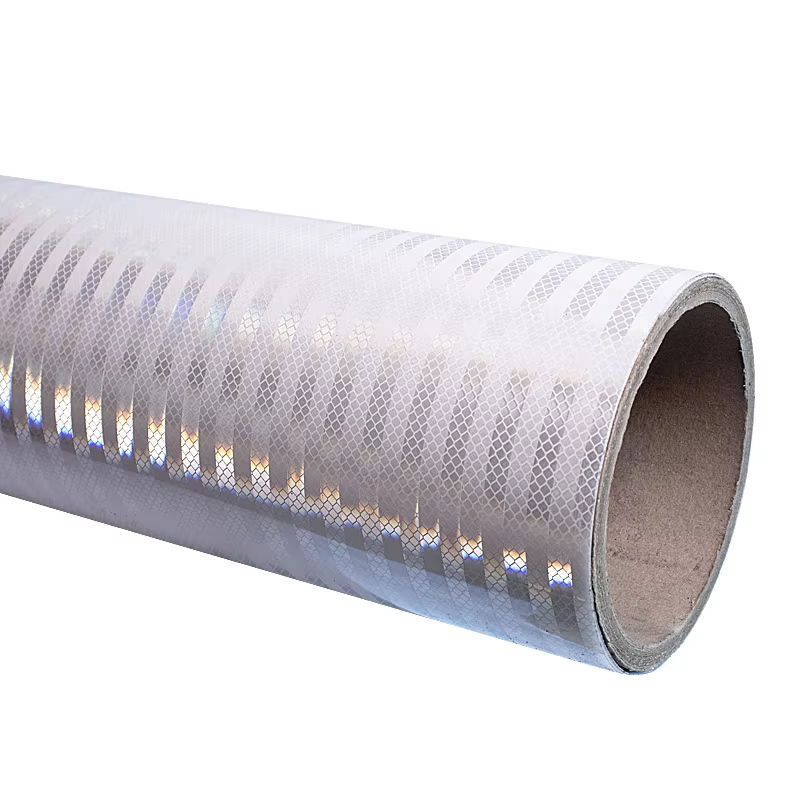 3HAO High Visibility Micro Prismatic Reflective PMMA Film Self-Adhesive Tearable Printable Engineering Grade Traffic Safety factory