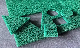 Silk ring foot mat