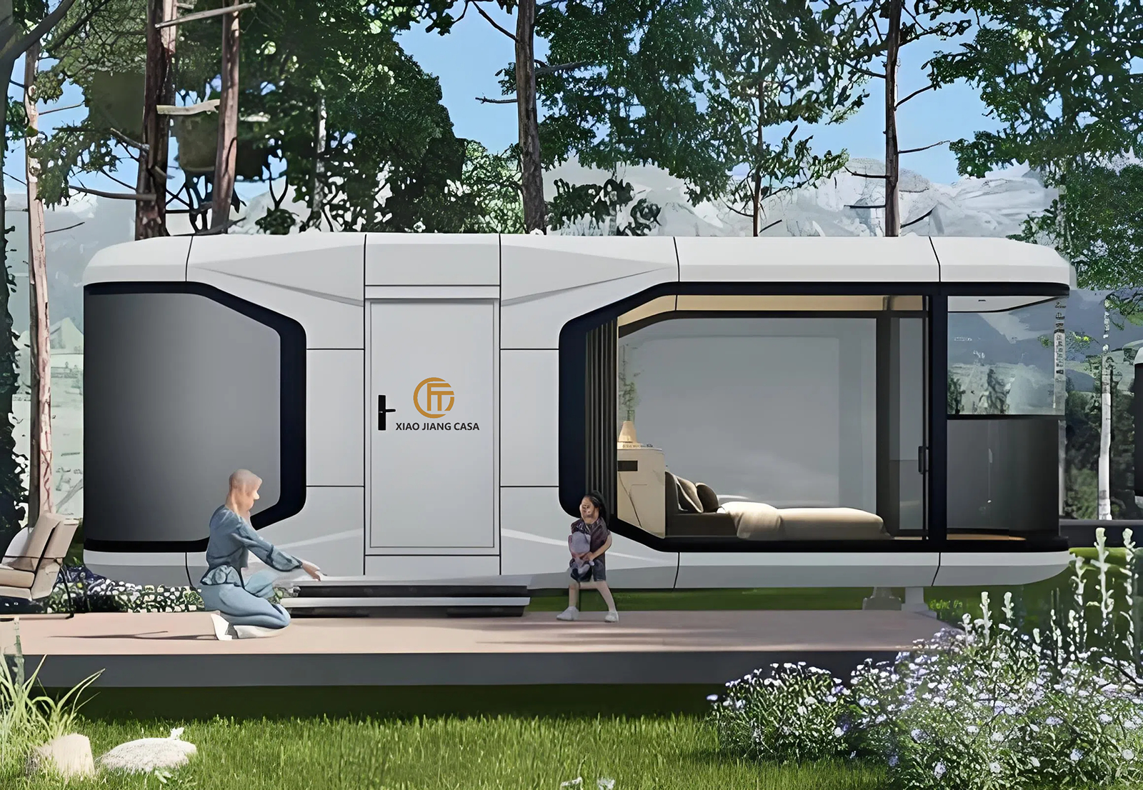 Modular Space Capsule House/Smart Eco Capsule