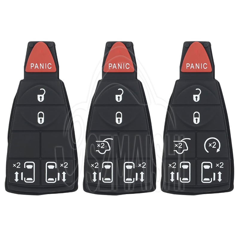 For 2008-2019 Chrysler Dodge Jeep Fobik Key Silicone Rubber Pad IYZ-C01C M3N5WY783X Aftermarket