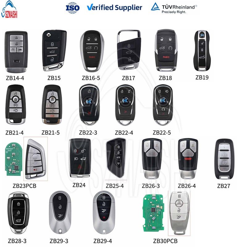 KEYDIY KD Smart Key ZB Series Multi-Button  Universal Remotes Key for KD-X2 MAX X4 Programmer