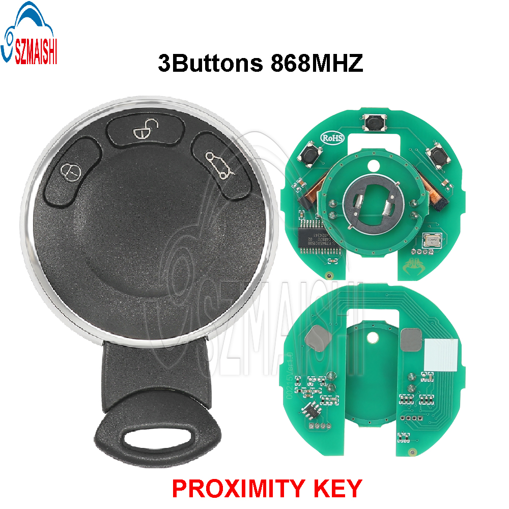 SZMAISHI Remote Car Key for 2006-2014 Mini Cooper / 3-Button Smart Key  / 868MHz Wholesale Car Key