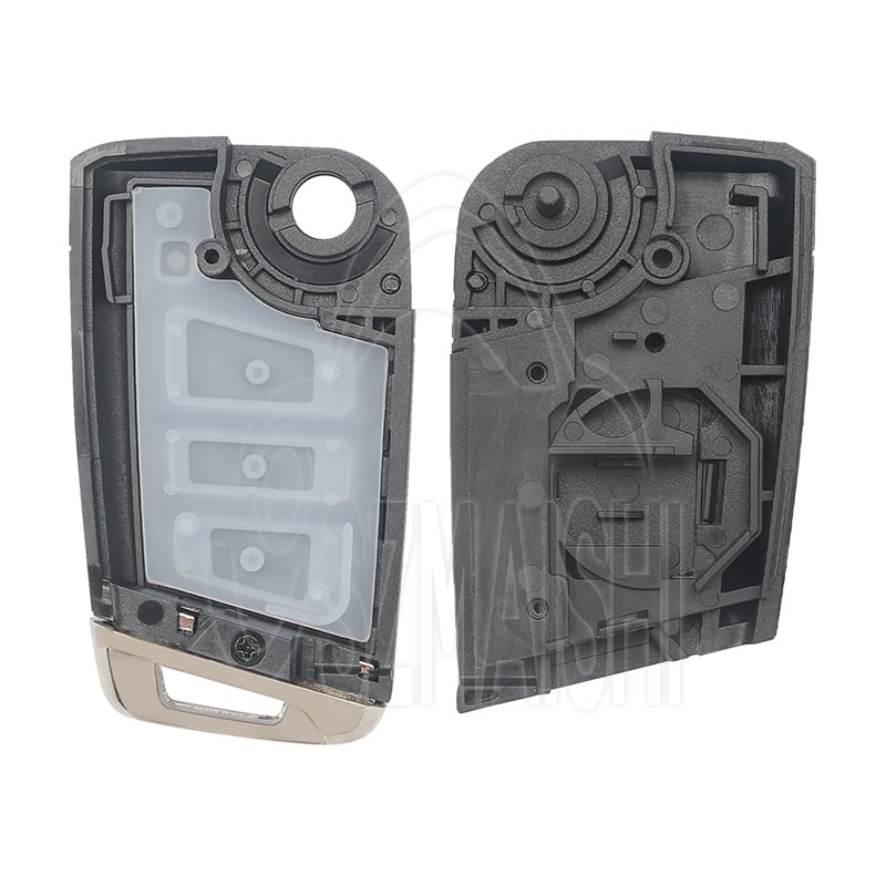 For VW MQB 3-Button 433MHz Keyless Go Smart Key HU66 Blade Aftermarket Replacement