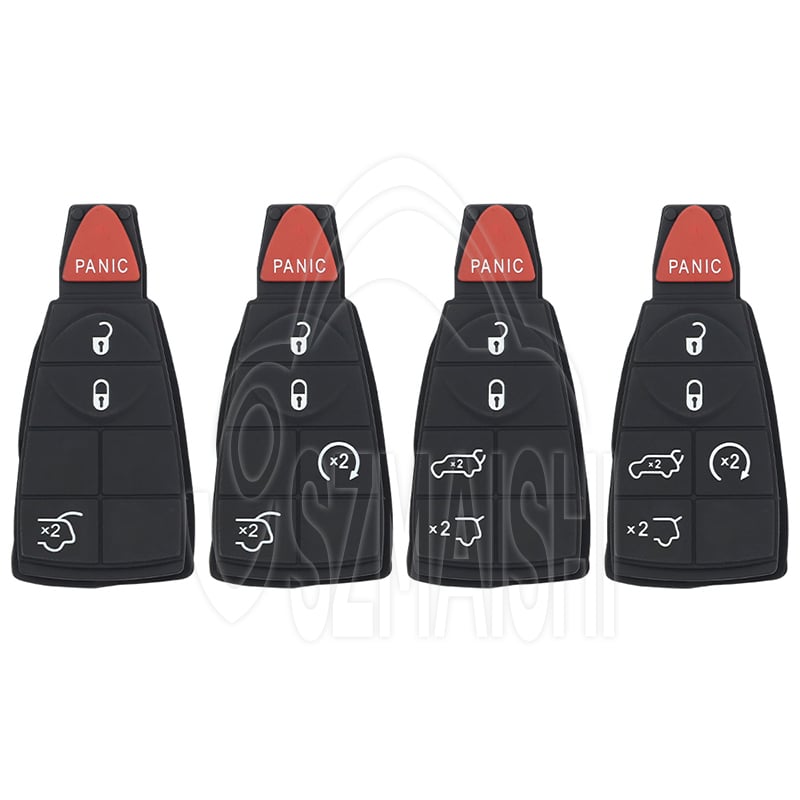 For 2008-2019 Chrysler Dodge Jeep Fobik Key Silicone Rubber Pad IYZ-C01C M3N5WY783X Aftermarket