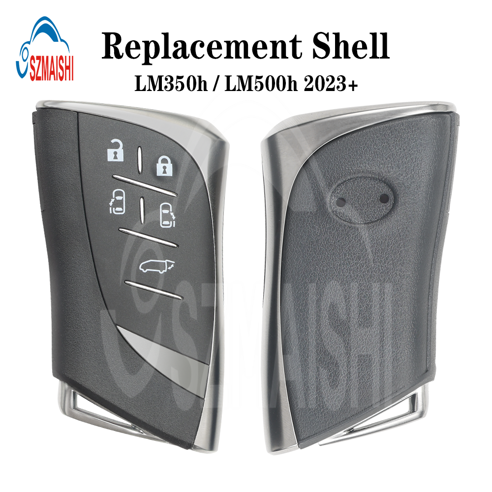 SZMAISHI Car Remote Key Fob Replacement Shell 5 Button For Lexus LM350h / LM500h 2023+ MPV With Sliding Door Smart Key Housing Case