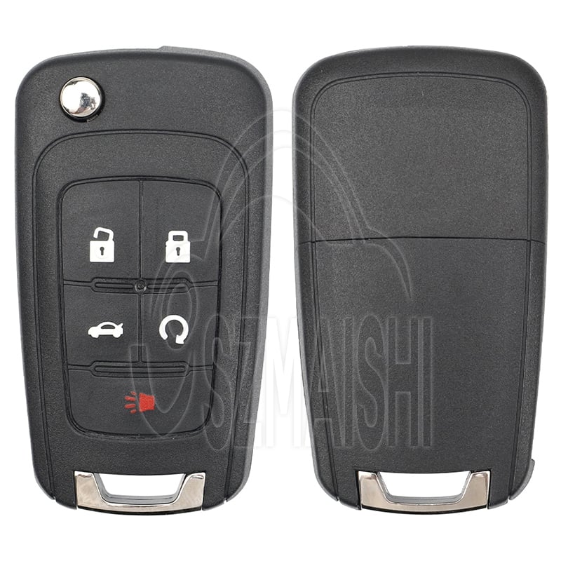 For 2010-2017 GM Chevrolet Buick 5Button Flip Key OHT05918179 5927058 HU100 PEPS Aftermarket