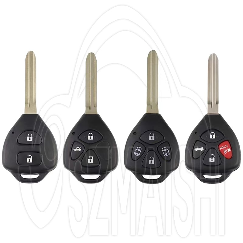 Modified Flip Folding Blank Key Shell For Toyota RAV4 Camry Corolla, 2/3/4 Button Universal Aftermarket