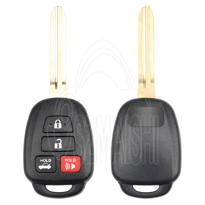For 2014-2018 Toyota Camry 4-Button Remote Head Key HYQ12BDM (H Chip) Aftermarket