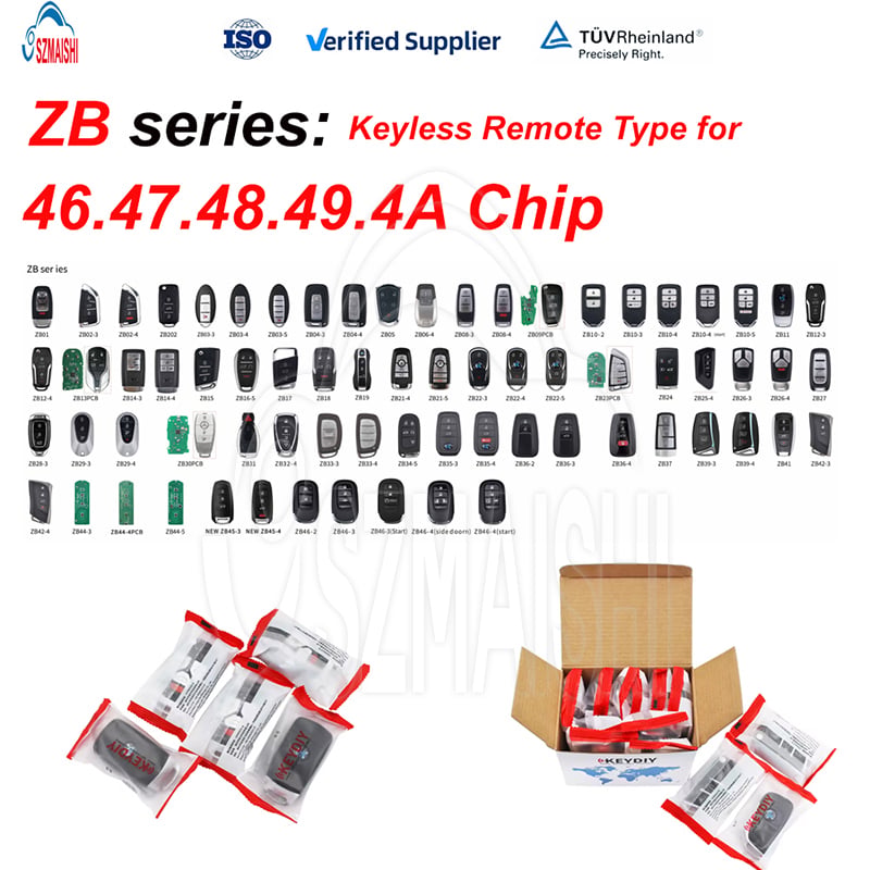 KEYDIY KD Smart Key ZB Series Multi-Button  Universal Remotes Key for KD-X2 MAX X4 Programmer