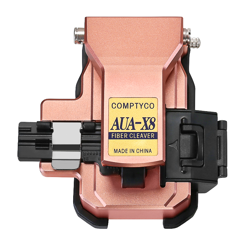 COMPTYCO AUA-X8 उच्च-सटीक फाइबर ऑप्टिक वन-स्टेप चाकू, हॉट-मेल्ट पूर्ण ऑटोमैटिक फाइबर ऑप्टिक काटने वाला चाकू, स्किन वायर केबल कटर